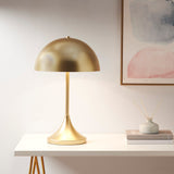 INK+IVY Bryson Modern/Contemporary Dome-Shaped 2-Light Metal Table Lamp II153-0148 Gold