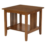 OSP Home Furnishings Sierra Mission End Table Ash Finish