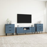 Hearth and Haven TV Stand with Solid Ion Feet, TV Console Table For Living Room, Bedroom W688130658