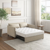 Sleep Philosophy Holden Casual Waterproof Sofa Bed Mattress Pad BASI16-0289 White