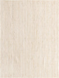 Unique Loom Braided Jute Trellis Hand Braided Solid Rug Ivory,  8' 0" x 11' 0"