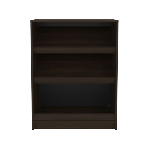 English Elm Shoe Modern 3‑Door Concealed Shoe Cabinet with 3 Shelves, Sturdy Legs, Compact Engineered Wood Storage Brown 39.37 L x 19.29 W x 5.91 H B097P350295