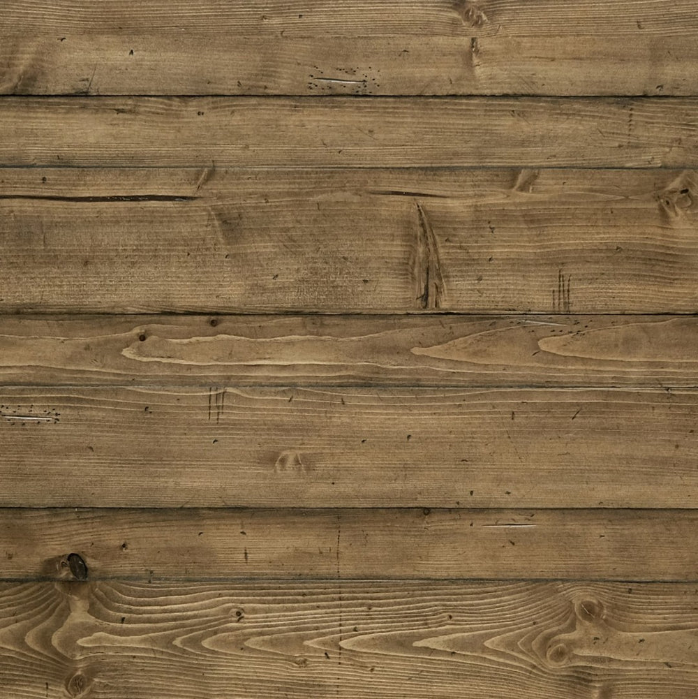 English Elm Wallace & Bay - Brown Farmhouse Trestle Gathering Table - Rustic Dark Pine Top & Weathered White Base For Dining Spaces B361P384403-GIGA