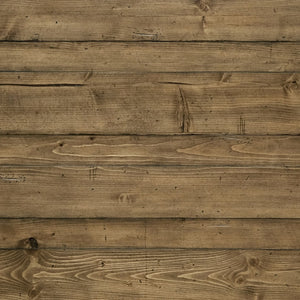 English Elm Wallace & Bay - Brown Farmhouse Trestle Gathering Table - Rustic Dark Pine Top & Weathered White Base For Dining Spaces B361P384403-GIGA