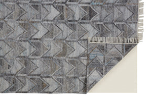 Feizy Rugs Beckett Handwoven Eco-friendly Low Pile Herringbone Rug - Stylish, Durable, And Stain-resistant Gray,Silver,Taupe Pet 8900813fgry000e10