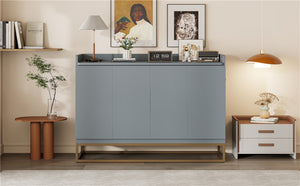 English Elm Queen Size Murphy Bed With Iron Legs - Modern Gray Design, Space-Saving Solution For Compact Living N820S00035E-GIGA