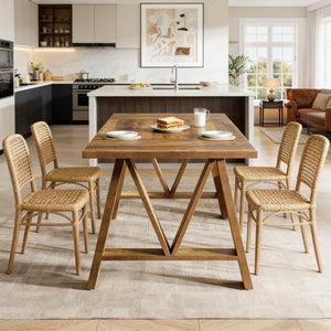 English Elm Bar Table Two Tier Industrial Metal Frame Open Shelf Home Kitchen Entertaining Stand T3971P454226