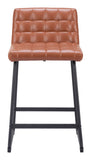 Pago Counter Stool - Set of 2 Brown 109949 Zuo Modern