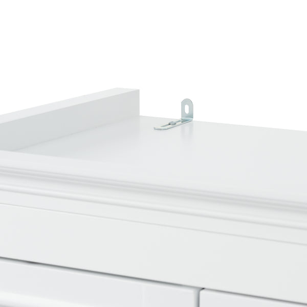 English Elm 70.8" Freestanding Bathroom Vanity with Soft-Close Doors, Adjustable Shelves, Anti-Tip Safety & Sleek Handles N729P335558K