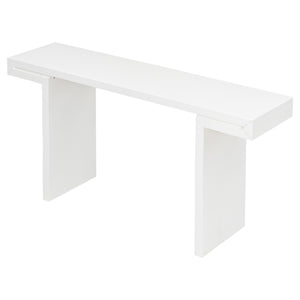 English Elm U-style 60 Inch Geometric Console Table Painted Mdf Foyer Entryway Living Room N711P303209K