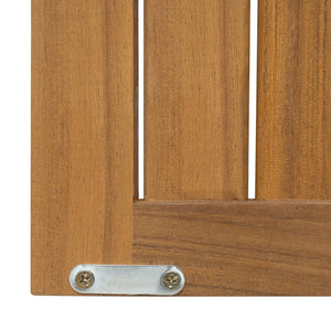 English Elm Christopher Knight Home® - Kedzie Teak Acacia Wood Cabinet with Slatted Coastal Farmhouse Design, Weather‑Resistant Storage (44.5") N775P251936T