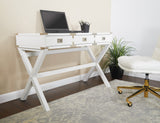 OSP Home Furnishings Wellington 46" Desk with Power White