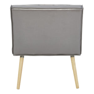 OSP Home Furnishings Amity Tufted Accent Chair Sizzle Pewter