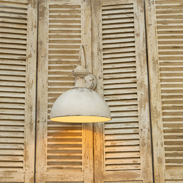 English Elm Vintage Wall Sconce - Elegant Off-White Charm For Soft Ambient Light In Any Room Of Your Home W2946P243903-GIGA