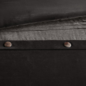 English Elm 7 Madison Park Boone Faux Suede Comforter Set Queen Textured Earthy Lodge Style with Pillows Grey 24.02 L x 19.68 W x 14.96 H B03596891