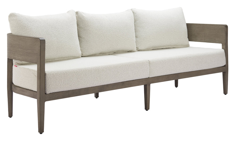 Zuo Modern Foret Sofa – Elevate Your Living Space With Modern Design, Premium Comfort, And Timeless Style Beige 100% Olefin,Aluminum 704109-zuo-modern