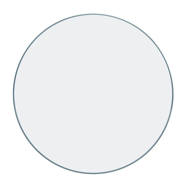 English Elm Tempered Glass Top 39.3" Round Table Surface - Durable, Elegant, Easy-Clean Tempered Glass Design W1718P352121-GIGA