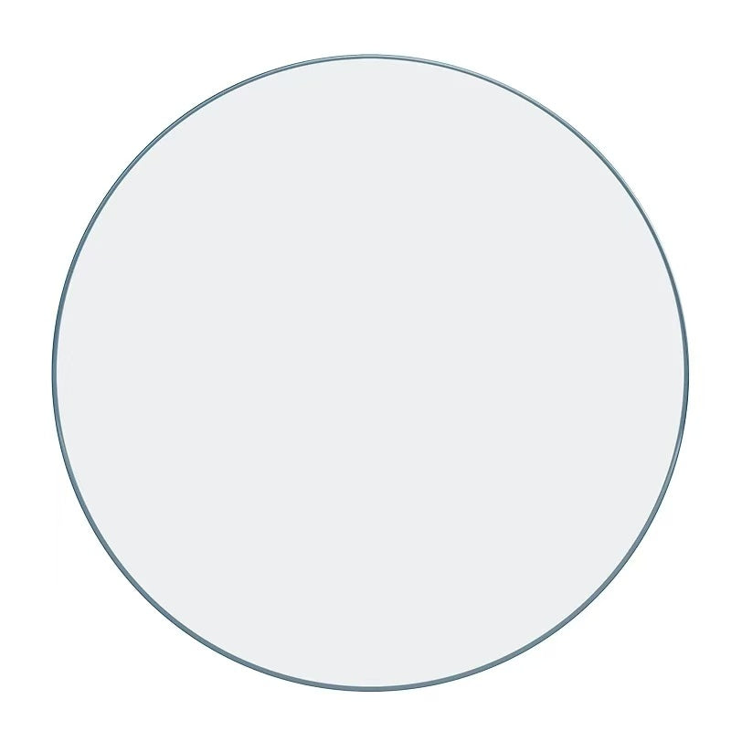 English Elm Tempered Glass Round Table Top 35 Inch Polished Safety Surface for Dining Patio W1718P352104