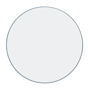 English Elm Tempered Glass Round Table Top 35 Inch Polished Safety Surface for Dining Patio W1718P352104