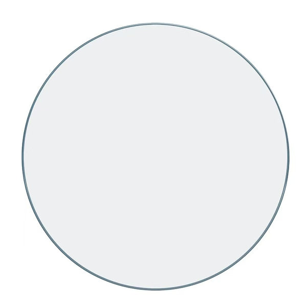 English Elm Tempered Glass Round Table Top 35 Inch Polished Safety Surface for Dining Patio W1718P352104