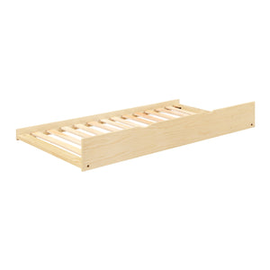 English Elm Twin Over Solid Pine Bunk Bed with Stair Drawers and Safety Guard Rails B011S02431