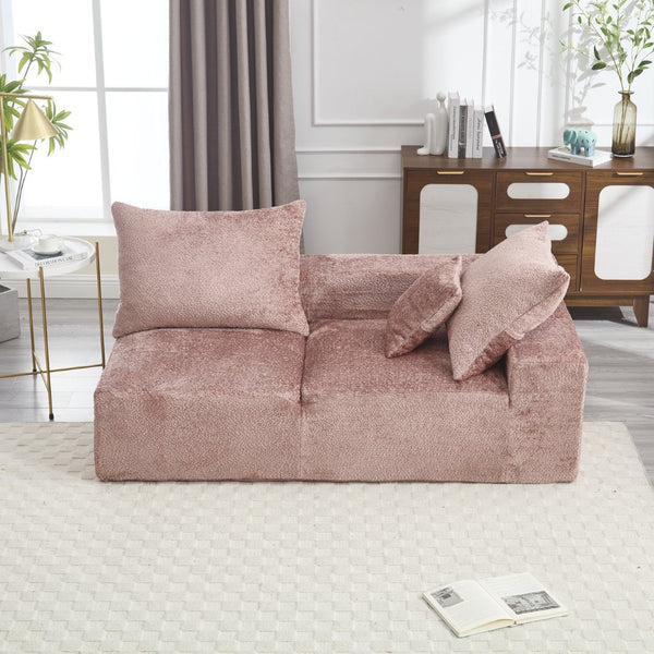 English Elm United Two-Person Sofa - Versatile Chenille Upholstery For Lounging, Napping & Flexible Layout W1568P222617-GIGA