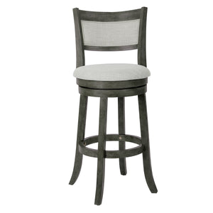 OSP Home Furnishings Swivel Stool 30" Grey