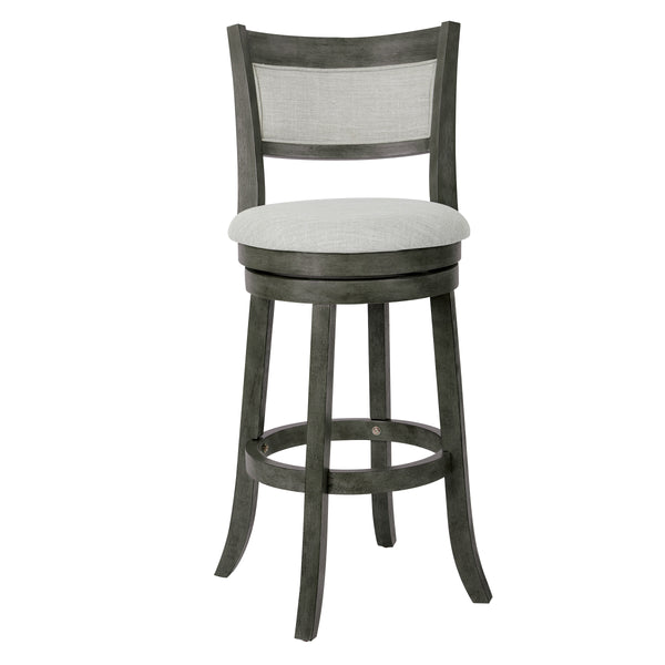 OSP Home Furnishings Swivel Stool 30" Grey