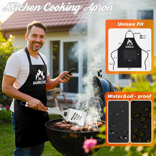 English Elm Stainless Steel 26 Piece Bbq Tool Kit with Carrying Case for Outdoor Grilling W2181P481253