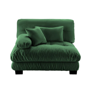English Elm 27 Modular Left Facing Sectional Sofa Chenille Upholstered Low Profile Living Room W714P284891