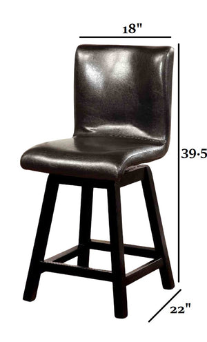 English Elm Contemporary Northall Arm Chair with Sleek Upholstery and Minimalist Profile for Modern Dining Spaces Black 24 L x 23 W x 27 H B2741P409544