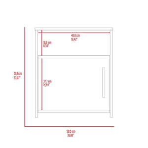 English Elm 2 Piece Bedroom Set Egeo 4 Drawer Dresser & Omaha Nightstand Black/Pine — Sturdy RTA, Pre-Drilled, Easy-Assembly B0200S00252