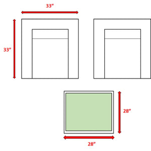 English Elm Fully Assembled 3-Piece Rattan Wicker Seating Set With Plush Cushions For Stylish Outdoor Relaxation B120S00154