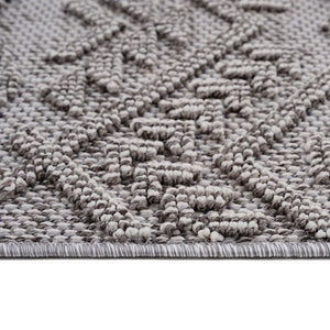 English Elm Loom & Luxe 4X6 White Traditional Area Rug - Indoor/Outdoor Comfort, Durable, Easy-Care Design B335P289621