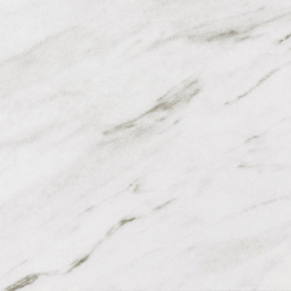 English Elm Halverson Sleek White Faux Marble Round Bar Table with Chrome Accents — Durable Stylish 35.25" Top B062P344885