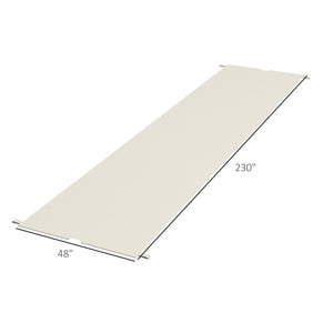 English Elm Outsunny 2 Pcs Pergola Canopy Replacement - Easy Install Uv-Resistant Shade Cover For Outdoor Spaces W2225P174224-GIGA