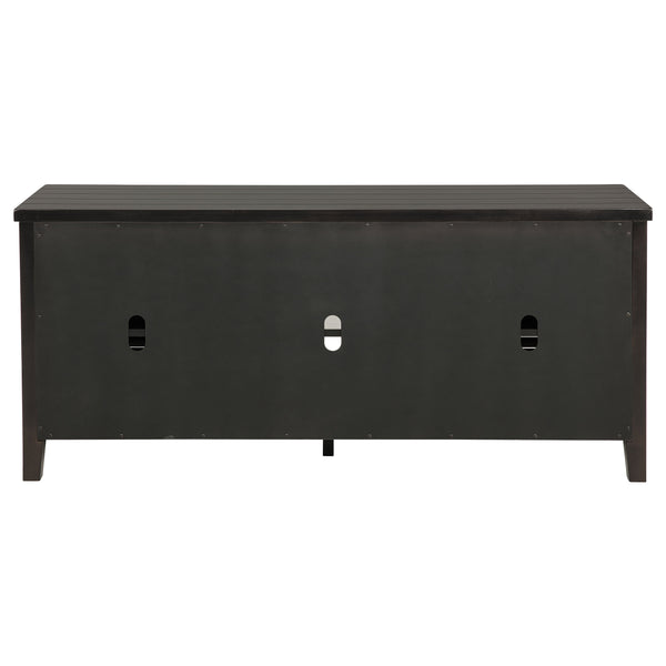 English Elm Sutter Mission Style Louvered Door Tv Stand Rustic Pine Console for Living Room B062P441044