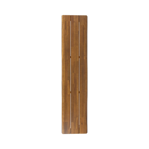 English Elm Christopher Knight Home® - ZION Acacia Wood & Metal Rectangular Bench 66" Rustic Faux Live Edge Top with Hairpin Legs, Industrial Comfort 69418.00