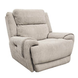 Parker House Spencer - Tide Pebble Power Reclining Sofa And Two Recliners Light Grey 100% Polyester (W) Mspe-311ph-tpe