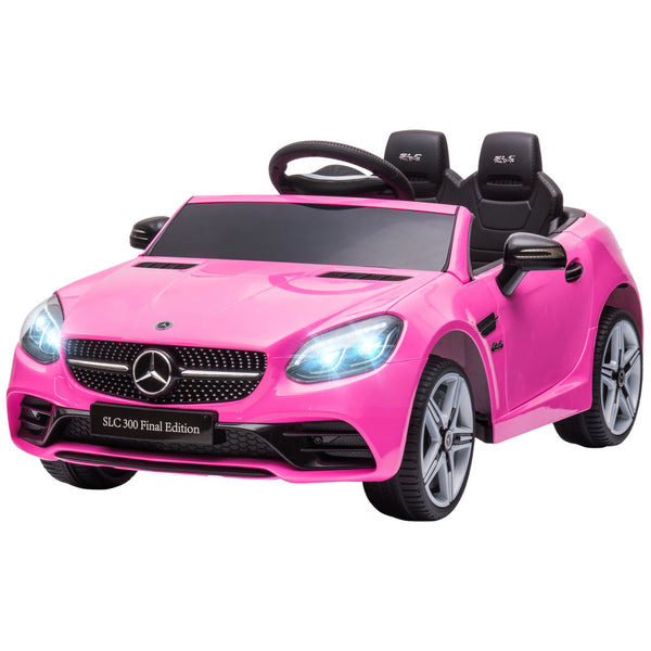 English Elm Aosom Mercedes Slc 300 Kids Ride on Electric Car with Remote 12v Battery Powered W2225P200561