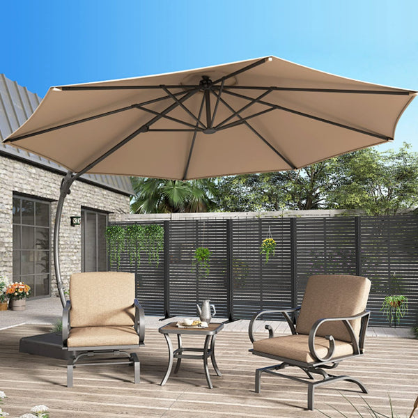 English Elm Metal Freestanding Privacy Screen Geometric Powder Coated Outdoor Patio Divider Panel W347P421266