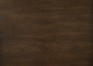 English Elm Classic Chairside Table with Fluted Pilasters, Glass Door, Adjustable Shelf and Built-In Charging Ports Brown 19.5 L x 26 W x 30 H B011P387120