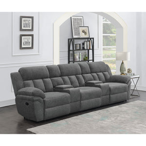 English Elm Divine Three Seat Reclining Home Theater Set with Memory Foam and Storage Consoles B062S01794
