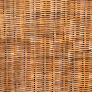 English Elm Modern Woven Rattan Mahogany Wood Counter Stool Bohemian Kitchen Seating B2750P470072
