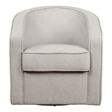 OSP Home Furnishings Danica Swivel Chair Grey Zig-Zag