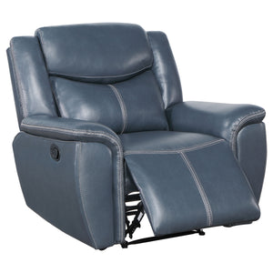 English Elm Brier Faux Leather Manual Recliner with Pillowtop Arms for Living Room or Study B062P451769