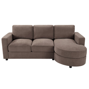English Elm Swivel Barrel Accent Chair Chenille Tufted Round Club Seat for Living Room Lounge N719S002170D