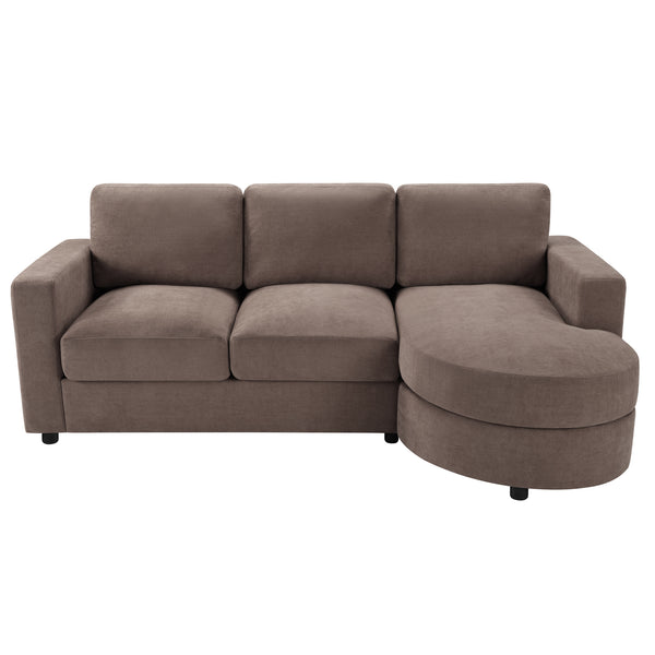 English Elm Swivel Barrel Accent Chair Chenille Tufted Round Club Seat for Living Room Lounge N719S002170D