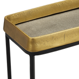 Tanay Brass Side Table