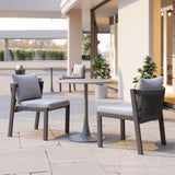 Horizon Dining Chair - Set of 2 Gray 704008 Zuo Modern